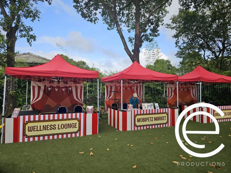 Pet Event Booths Set Up